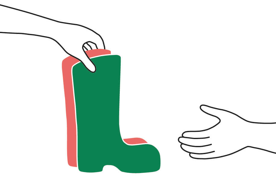 Illustration accueillir et former